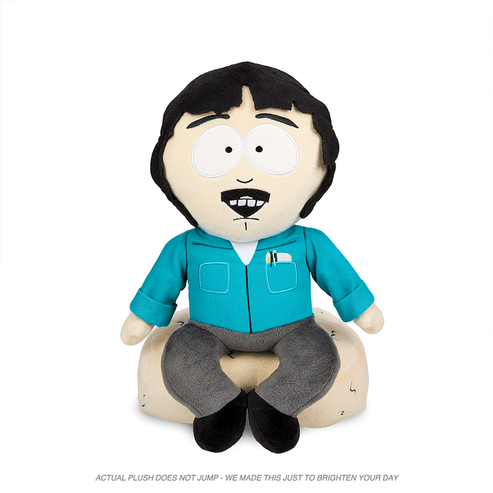 South Park Randy Balls plush toy, 13-inch stylized soft plush representing the character from the animated series.