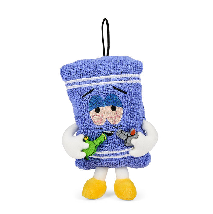 South Park 6-inch Stoned Towelie scented plush toy featuring Towelie character from the animated series.