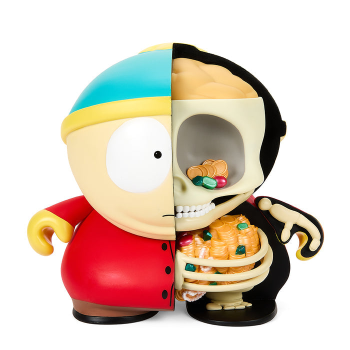 South Park Anatomy Cartman 8-inch vinyl art figure by Kidrobot, featuring detailed design and vibrant colors.