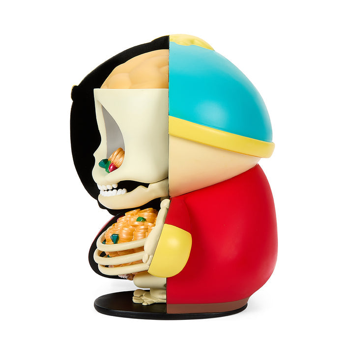 South Park Anatomy Cartman 8-inch vinyl art figure by Kidrobot, featuring detailed design and vibrant colors.