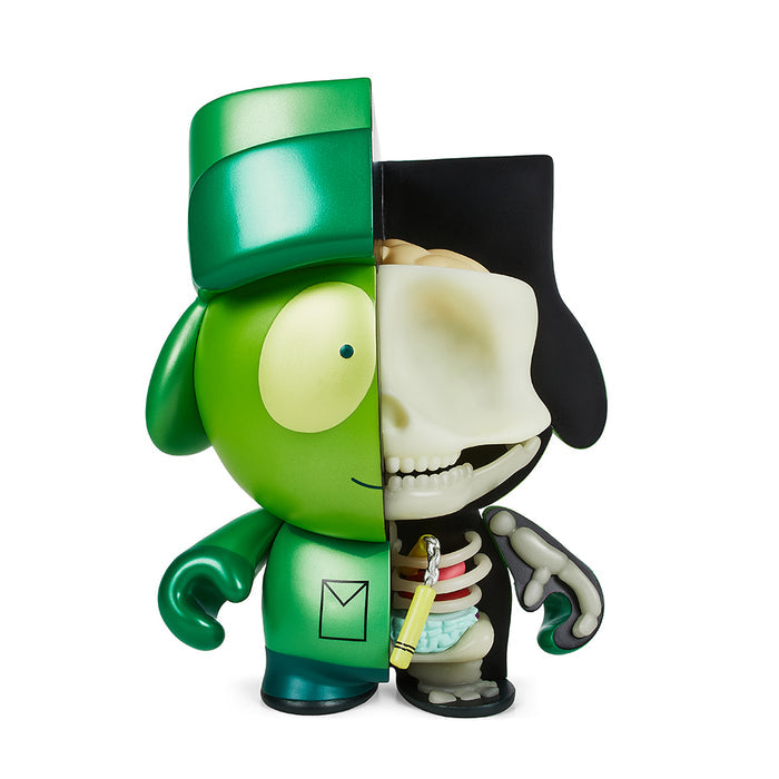 South Park Anatomy Kyle 8-inch vinyl art figure with pearlescent glow-in-the-dark finish, limited edition Kidrobot collectible.