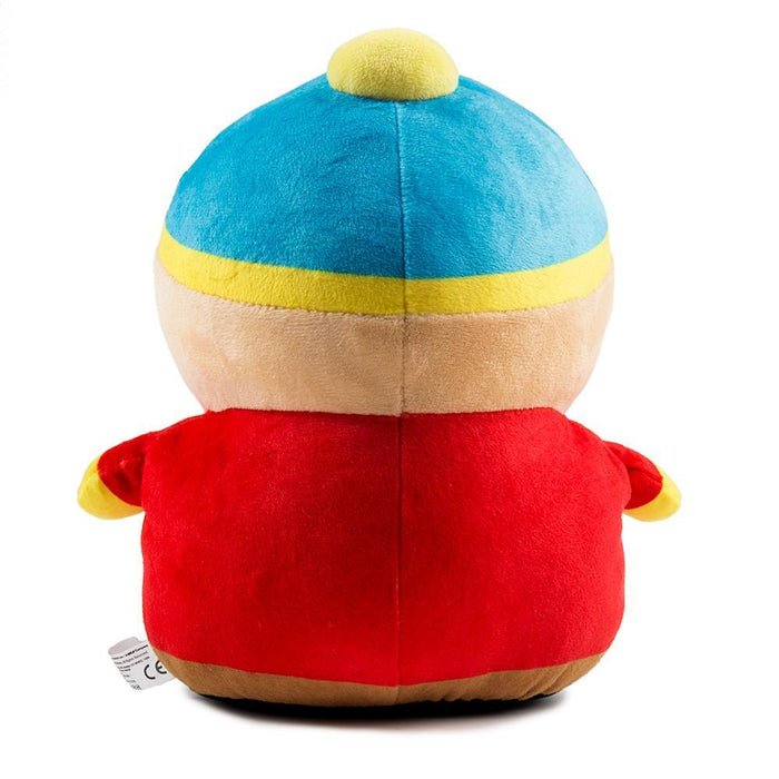 South Park Cartman 8-inch Phunny plush by Kidrobot, soft fabric with detailed embroidered features, iconic character from the animated series.