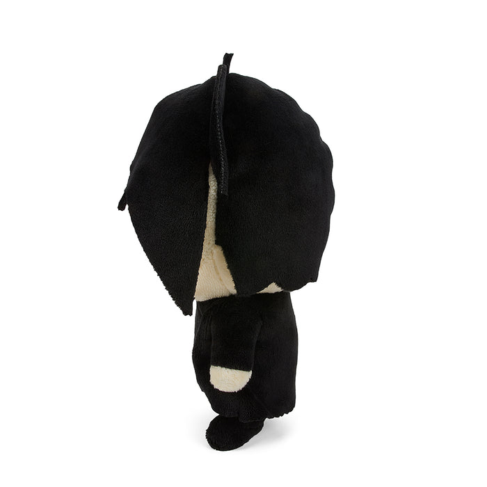 South Park Goth Kid Firkle 8-inch Phunny Plush by Kidrobot featuring a goth-themed cartoon character with dark clothing and spiky hair.
