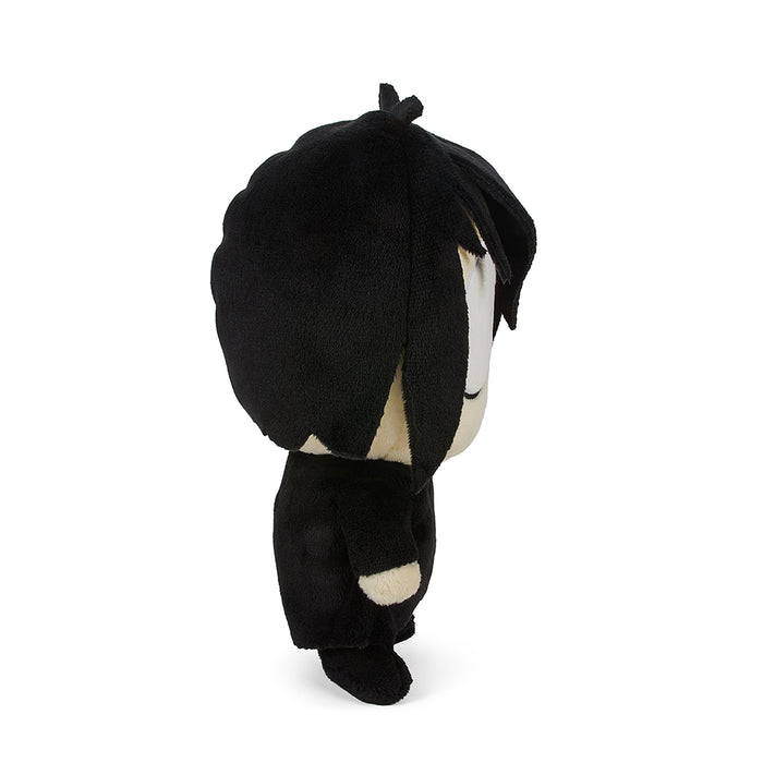 South Park Goth Kid Firkle 8-inch Phunny plush by Kidrobot, featuring a goth style character with dark clothing and expressive face.