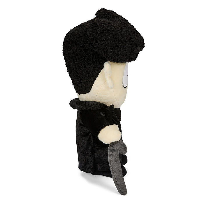 South Park Goth Kid Michael 13-inch plush with sound chip, featuring detailed character design and soft fabric.