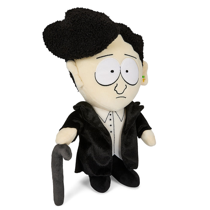 South Park Goth Kid Michael 13-inch plush with sound, featuring dark clothing and expressive face, soft and cuddly toy.