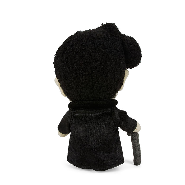 South Park Goth Kid Michael 8-inch Phunny plush toy by Kidrobot, featuring a dark clothing style and expressive facial features.
