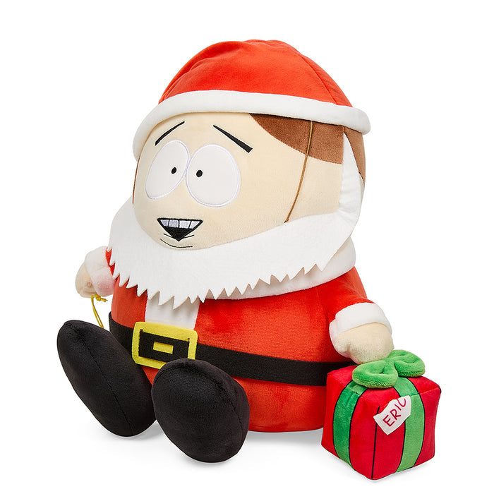 South Park Santa Cartman 16-inch medium plush toy by Kidrobot, featuring Cartman dressed as Santa from the animated series.