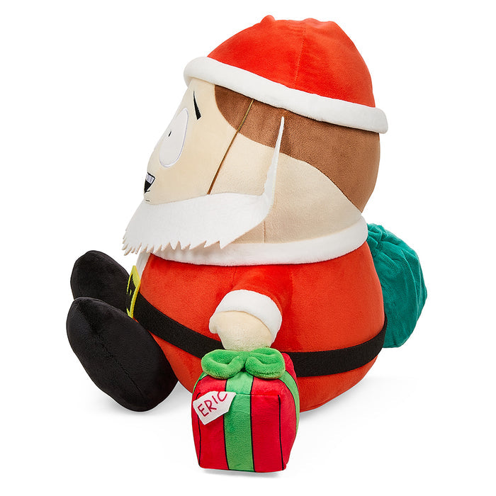 South Park Santa Cartman 16-inch medium plush toy by Kidrobot featuring a soft, detailed plush of Cartman dressed as Santa Claus.