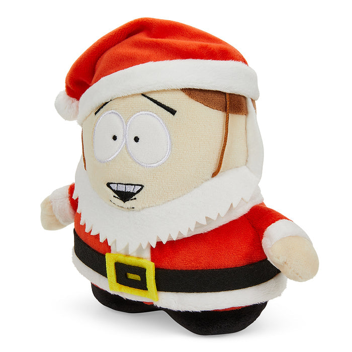 South Park Santa Cartman 8-inch Phunny plush by Kidrobot featuring Cartman dressed as Santa in soft fabric.