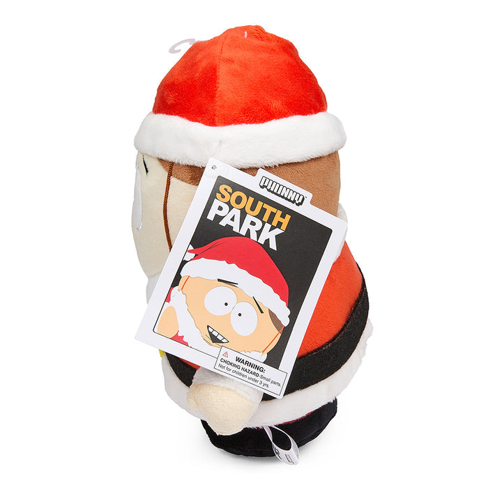 South Park Santa Cartman 8-inch Phunny Plush by Kidrobot showing Cartman dressed as Santa in soft plush fabric.