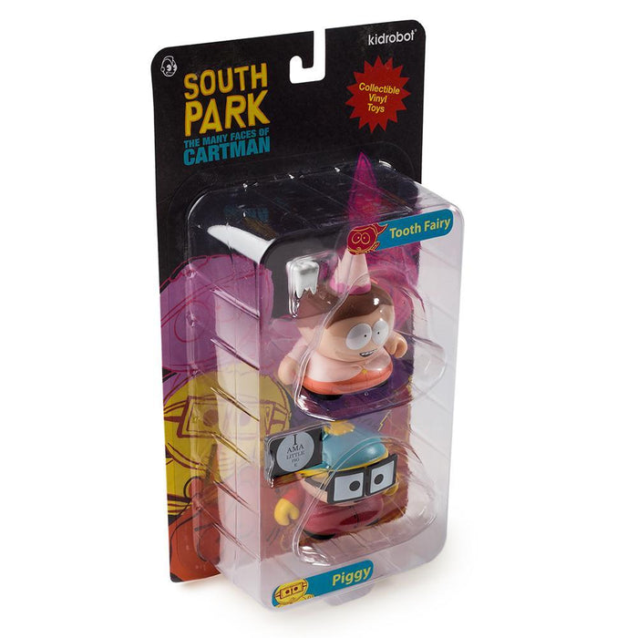 South Park Tooth Fairy and Piggy Cartman mini figures, vinyl collectible set featuring detailed character designs.