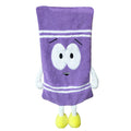 Soft plush South Park Towelie 24-inch real towel by Kidrobot featuring Towelie's face and towel texture for fans.