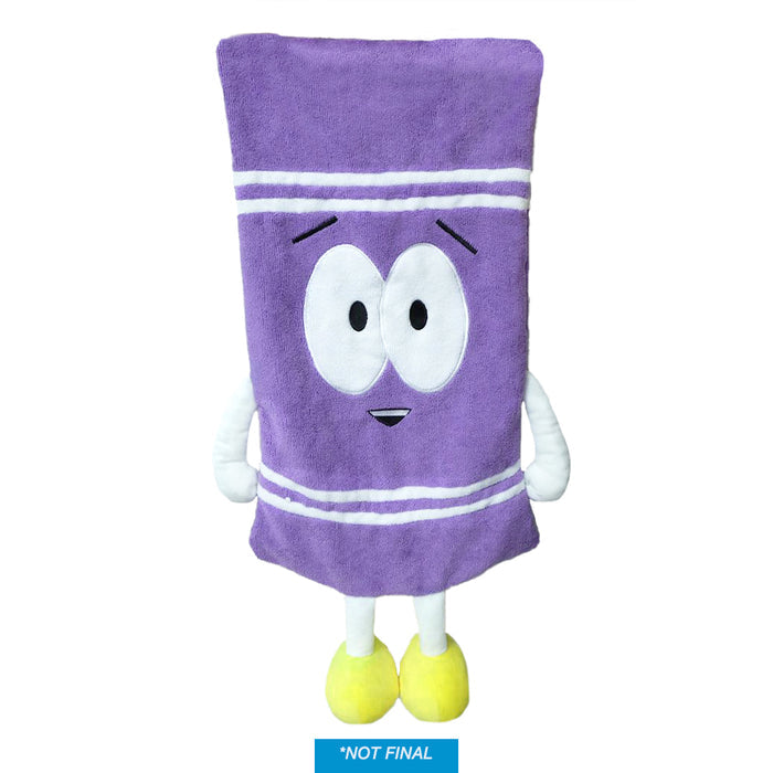 South Park Towelie plush towel by Kidrobot, 24-inch soft, detailed towel featuring Towelie character from South Park.