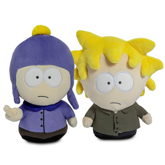 South Park Craig and Tweek Phunny plush bundle featuring plush toys of Craig and Tweek from the South Park series.
