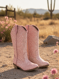 Sparkle and Shine Pink Cowboy Boots by Liv and Mia