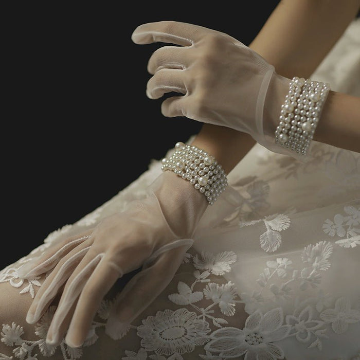 Special Short-Gloves for Brides - Rosymae