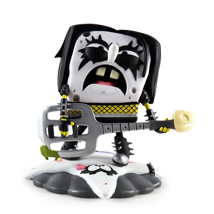 SpongeBob RockPants art toy figure by Kidrobot, black vinyl collectible art figure from SpongeBob SquarePants series.