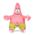 8-inch SpongeBob SquarePants plush window clinger featuring Happy Patrick, ideal for decorating windows with fun cartoon characters.