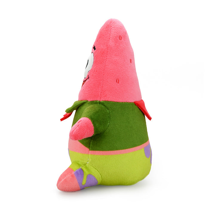 SpongeBob SquarePants Kamp Koral Patrick Phunny Plush by Kidrobot showing a soft, detailed plush toy of Patrick in Kamp Koral attire.