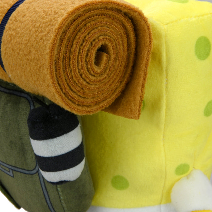 SpongeBob SquarePants Kamp Koral Phunny plush by Kidrobot featuring SpongeBob in Kamp Koral attire, soft and cuddly toy.