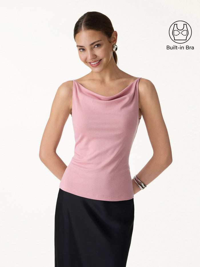 OGLmove Stretch Cowl Neck Bra Tank
