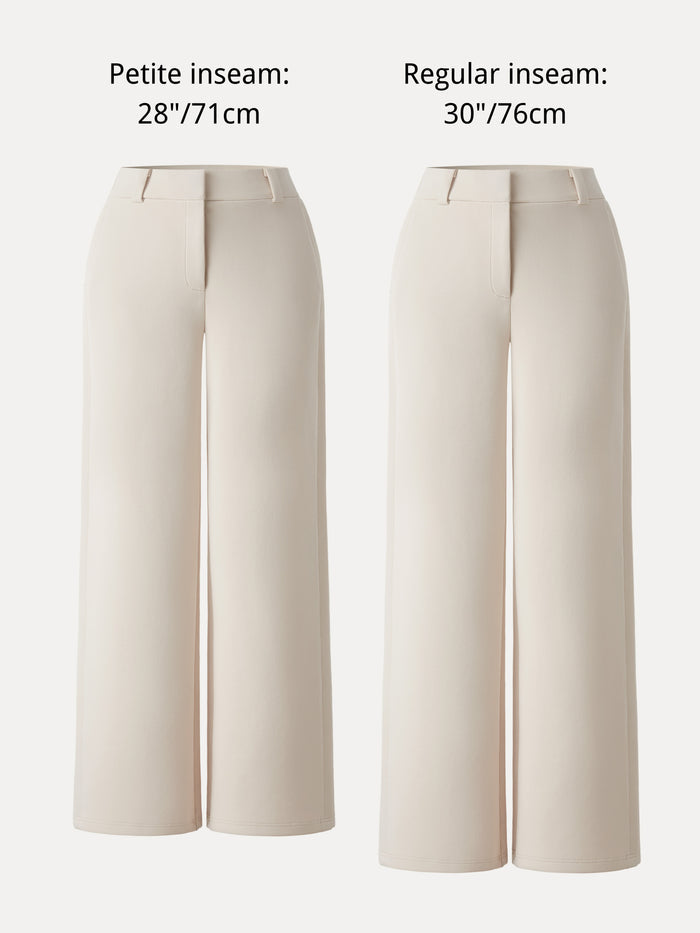 OGLmove Stretchy Mid Rise Wide Leg Trouser