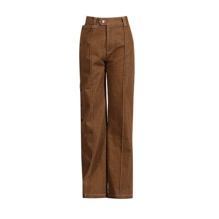 structured belted jumpsuit with asymmetric details – CASSIA