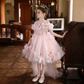 Stunning 3D Floral Flower Girl Dress for Girls Tulle Party Dress J516