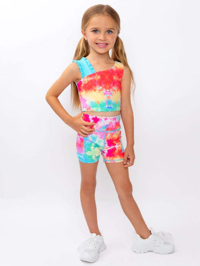 Trendy girls activewear set for dance, camp, and vacation.
