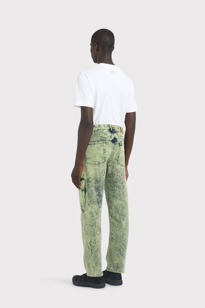 Études SURFACE DENIM ACID DYED OLIVE Trousers 5