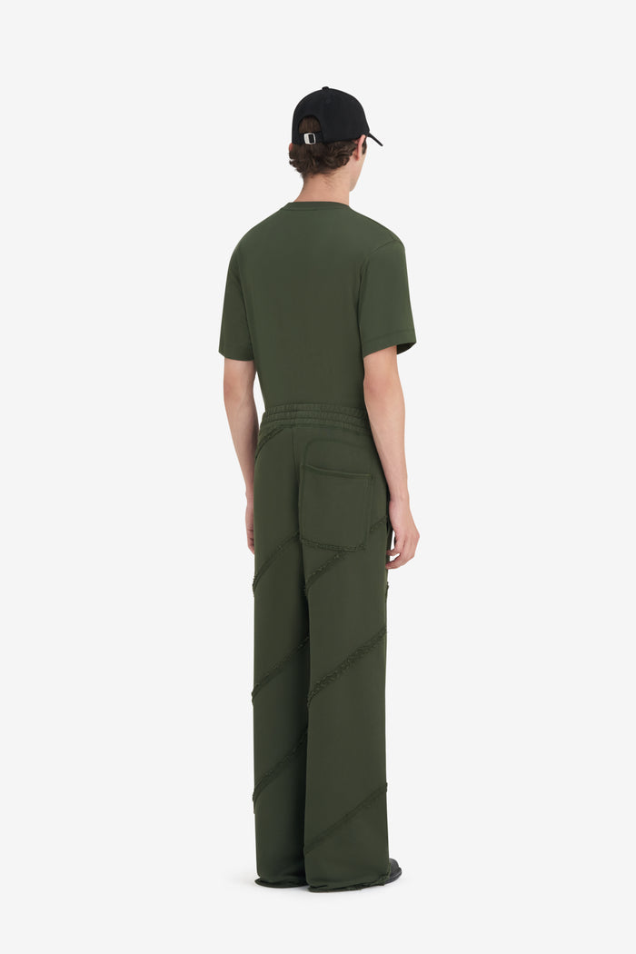 SWEATPANTS CUTS XXS / DK GREEN