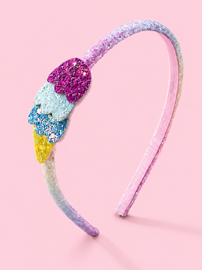 Sweet Treat Sparkle Ice Cream Headband Mia Belle Girls