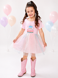 Sweet Wish Pink Birthday Cake Tulle Dress Mia Belle Girls