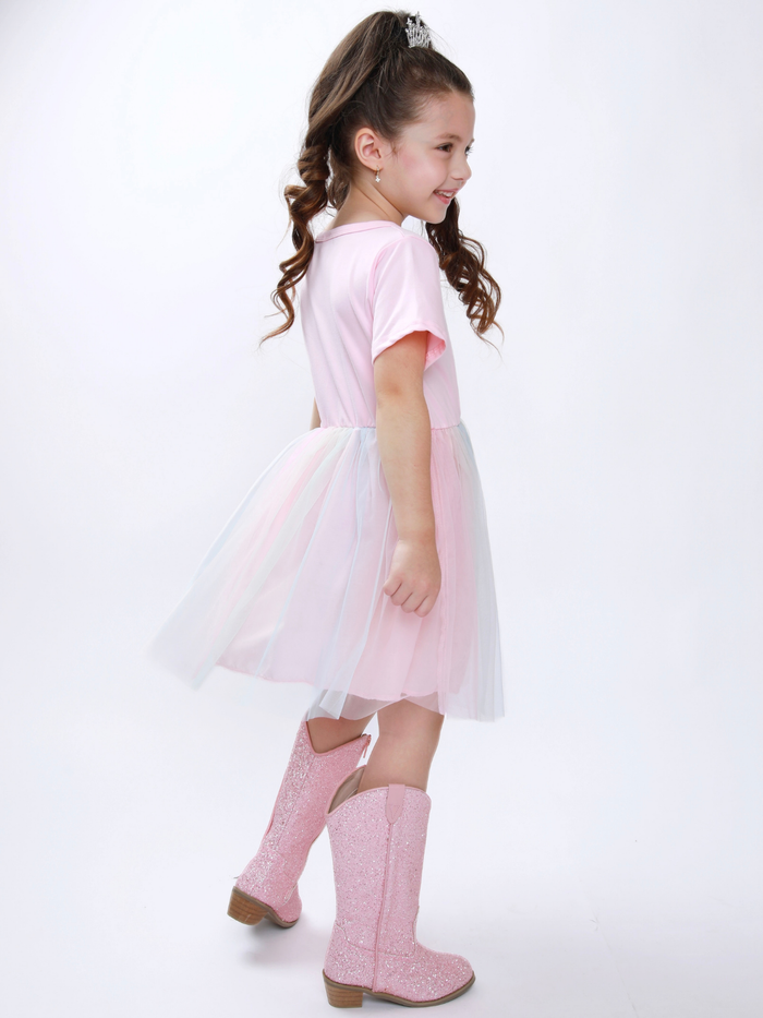 Sweet Wish Pink Birthday Cake Tulle Dress Mia Belle Girls