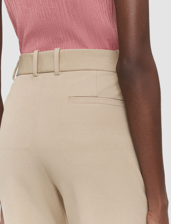 Beige Tafira Gabrdine Stretch Trousers - Joseph
