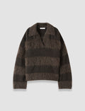 Take Brushed Alpaca Striped Jumper