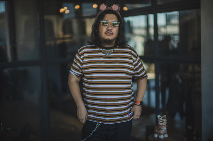TCB & Workers Collab T Shirt / Calico Cat summer fur