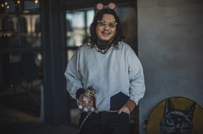 TCB & Workers Collab T Shirt / Calico Cat summer fur