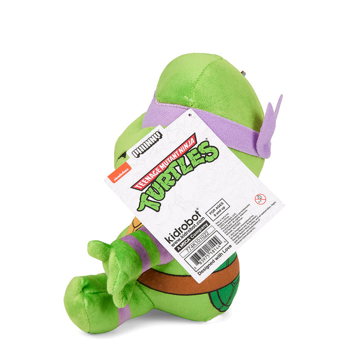 Teenage Mutant Ninja Turtles Donatello plush toy, 7.5-inch cartoon character soft plush from the Phunny collection.