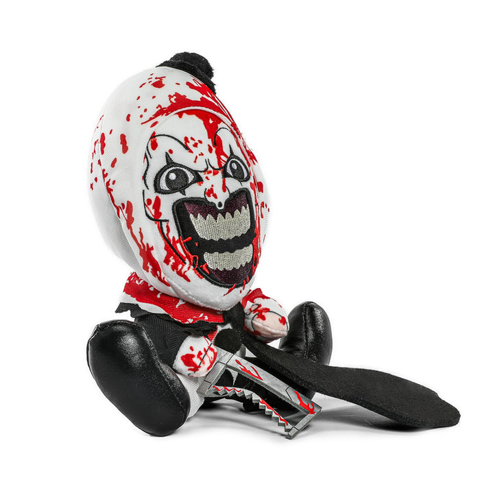 Terrifier Bloody Art the Clown Phunny plush toy, soft and detailed plush from the Terrifier horror character collection.