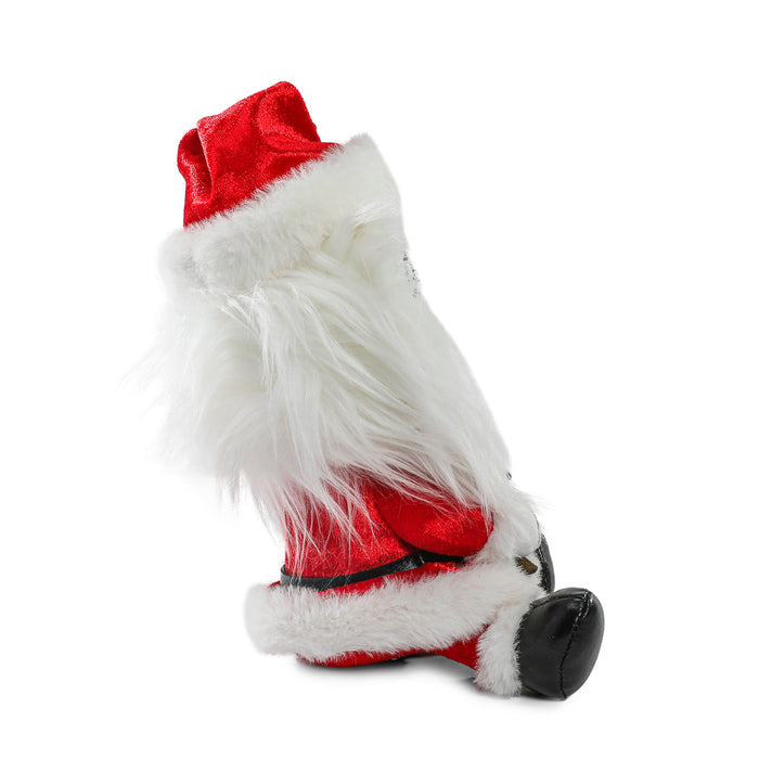 Terrifier Santa Art the Clown Phunny Plush toy, soft plush figure with Santa hat and clown face, from Terrifier collection.
