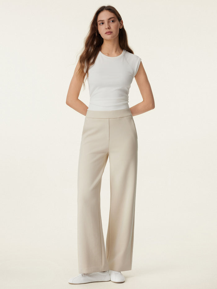 OGLmove Mid Rise Pull-on Straight Pant with Pockets