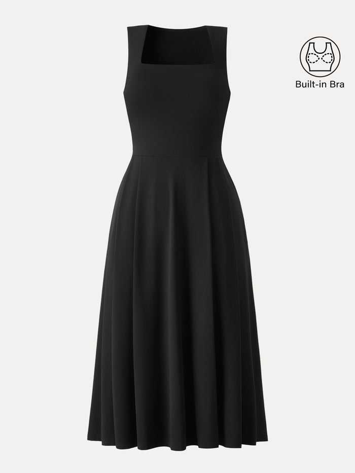 OGLmove The Anytime Little Bra Dress with Pockets Petite Black