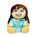 Medium Regan plush from The Exorcist featuring detailed horror-themed design, soft fabric, and iconic character appearance.