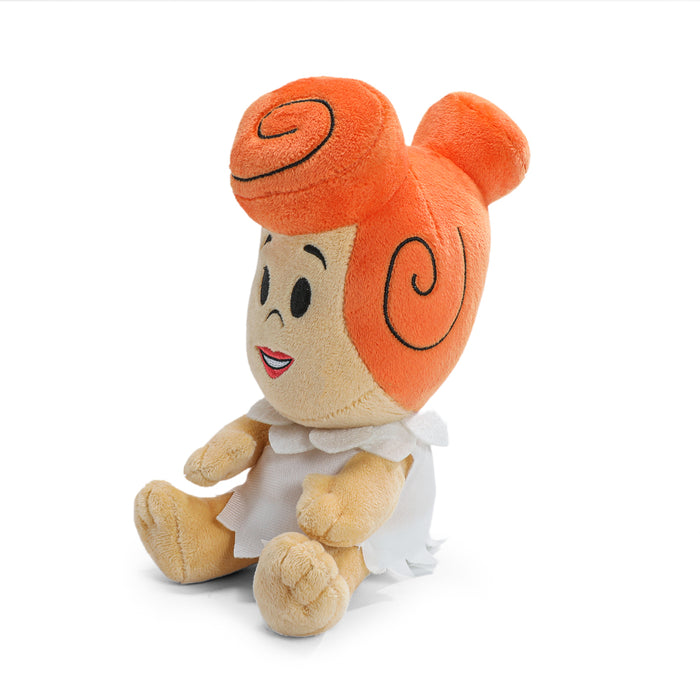 Four Flintstones Phunny plush toys featuring Wilma, Fred, Pebbles, and Dino in a colorful bundle arrangement.