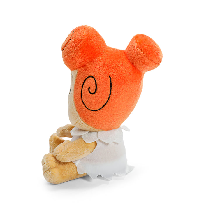 Four Flintstones Phunny plush toys featuring Wilma, Fred, Pebbles, and Dino in a 4-pack bundle, each about 7.5 inches tall.