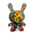 The Met 3-Inch Showpiece Dunny featuring Monet Bouquet of Sunflowers, a limited edition collectible art toy.