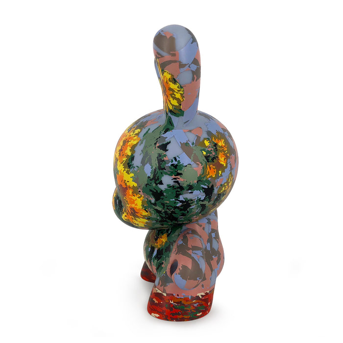 The Met 3-inch Showpiece Dunny depicting Monet’s Bouquet of Sunflowers in a limited edition collectible sculpture.
