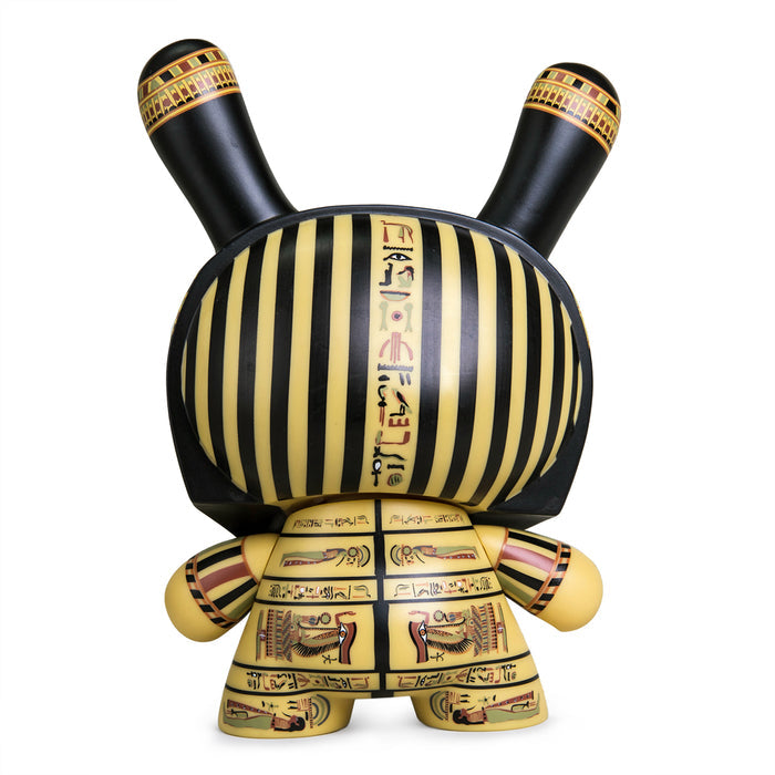 8-inch The Met Masterpiece Dunny figurine titled Coffin of Itamun, limited edition of 500, featuring detailed design and artistic craftsmanship.